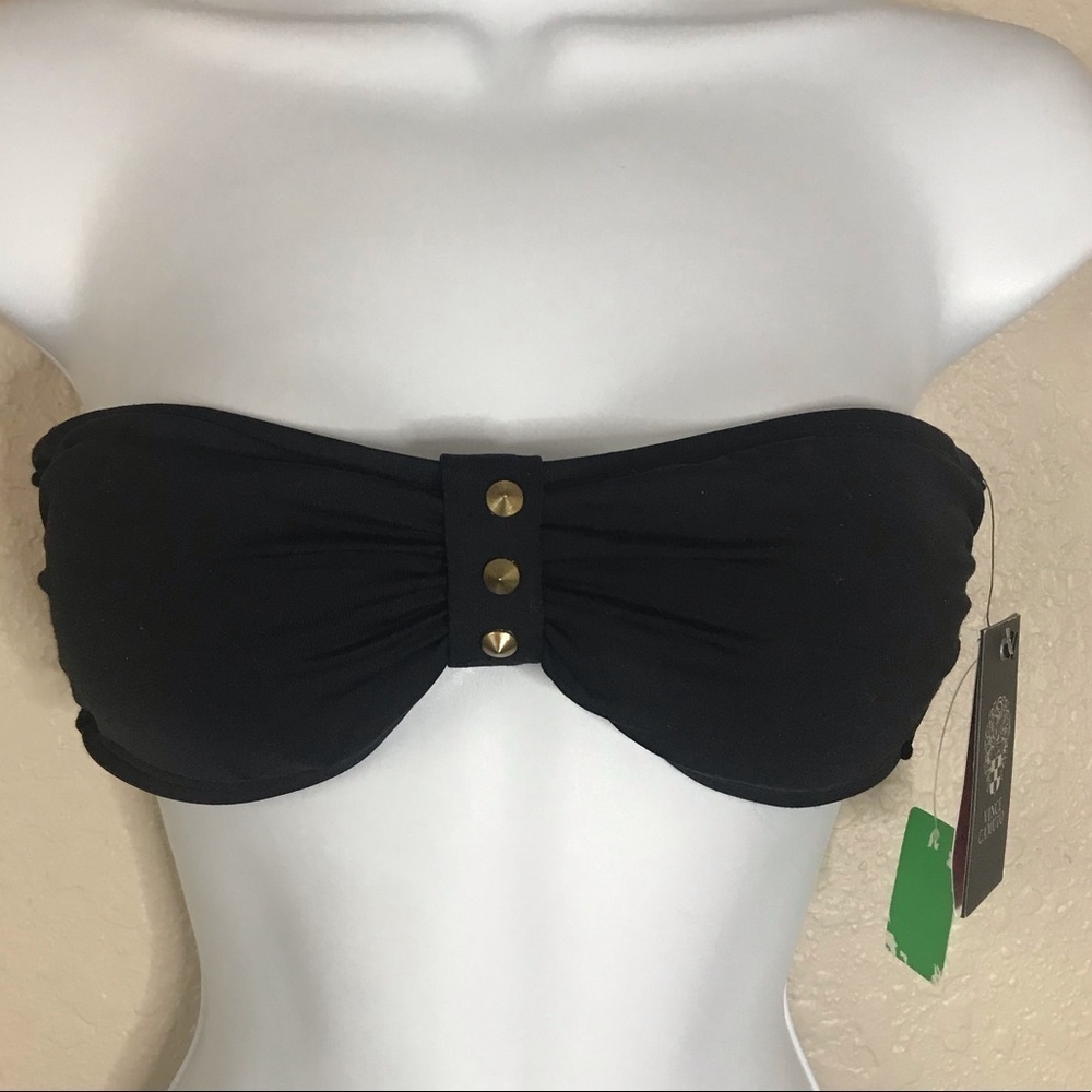 Vince Camuto Bandeau Spike Bikini Top NWT Size XS